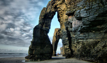 Praia das Catedrais en Ribadeo (Lugo)