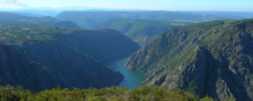 Der Fluss Sil in der Provinz Ourense