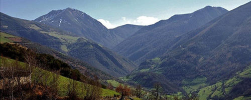 Blick in das Gebiet Leitariegos