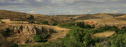 hügelige Landschaft in der Provinz Soria